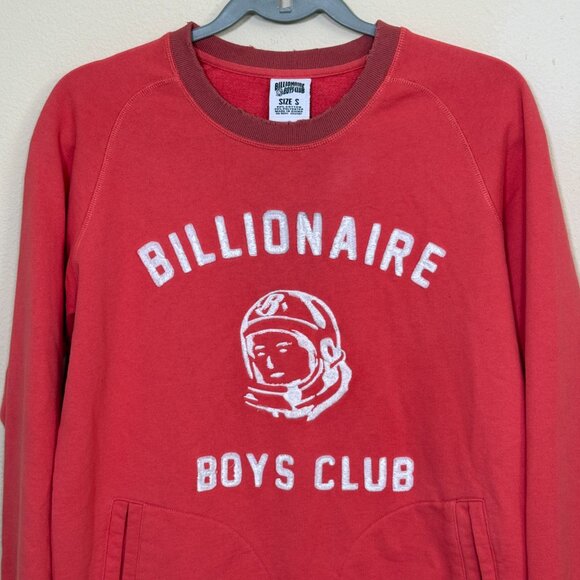 Billionaire Boys Club Sweater Pink Sweatshirt crewneck S Pharrell - Picture 2 of 7